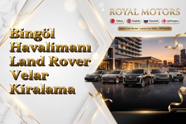 Bingöl Havalimanı Land Rover Velar Kiralama