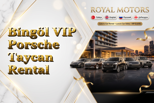 Bingöl VIP Porsche Taycan Rental