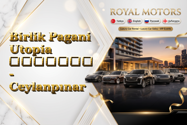 Birlik Pagani Utopia გაყიდვა - Ceylanpınar