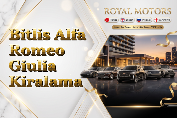 Bitlis Alfa Romeo Giulia Kiralama