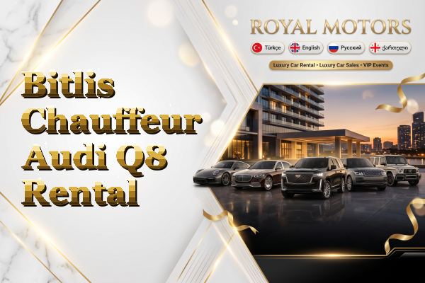 Bitlis Chauffeur Audi Q8 Rental