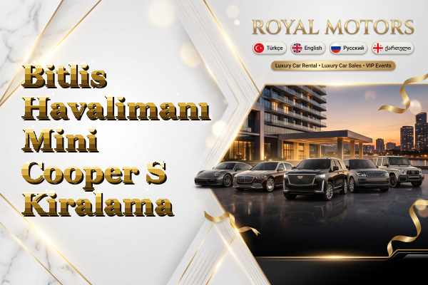 Bitlis Havalimanı Mini Cooper S Kiralama