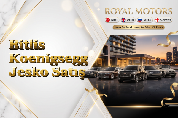 Bitlis Koenigsegg Jesko Satış