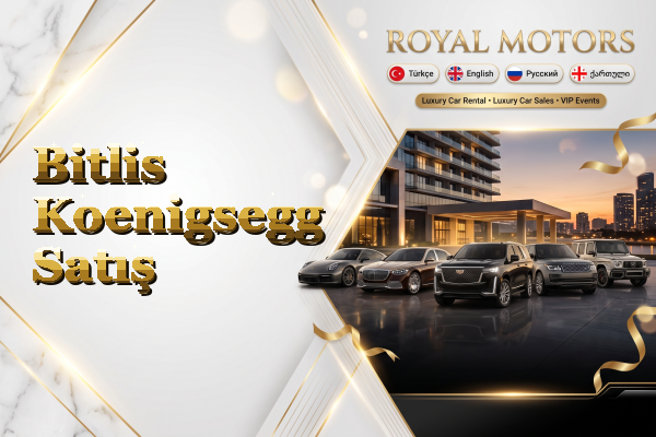Bitlis Koenigsegg Satış