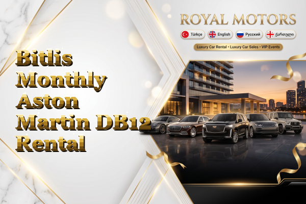 Bitlis Monthly Aston Martin DB12 Rental