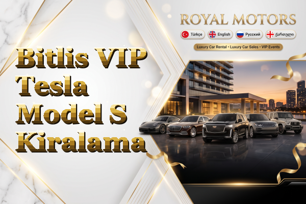 Bitlis VIP Tesla Model S Kiralama