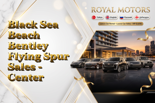 Black Sea Beach Bentley Flying Spur Sales - Center