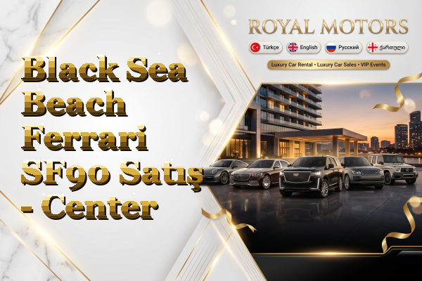 Black Sea Beach Ferrari SF90 Satış - Center