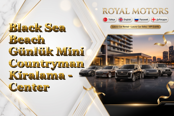 Black Sea Beach Günlük Mini Countryman Kiralama - Center