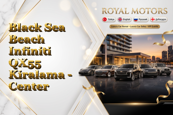 Black Sea Beach Infiniti QX55 Kiralama - Center