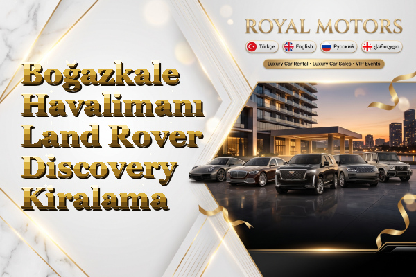 Boğazkale Havalimanı Land Rover Discovery Kiralama