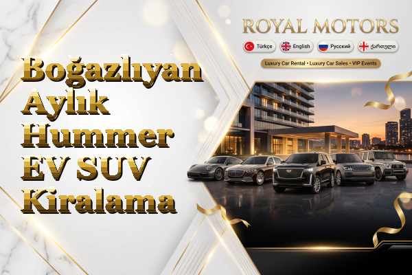 Boğazlıyan Aylık Hummer EV SUV Kiralama