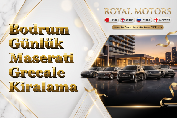 Bodrum Günlük Maserati Grecale Kiralama