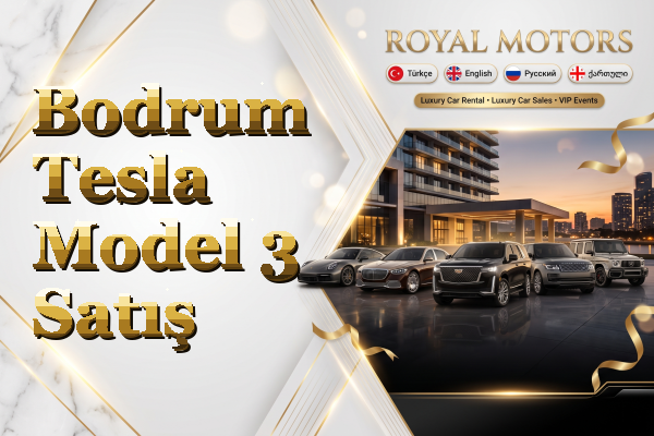 Bodrum Tesla Model 3 Satış