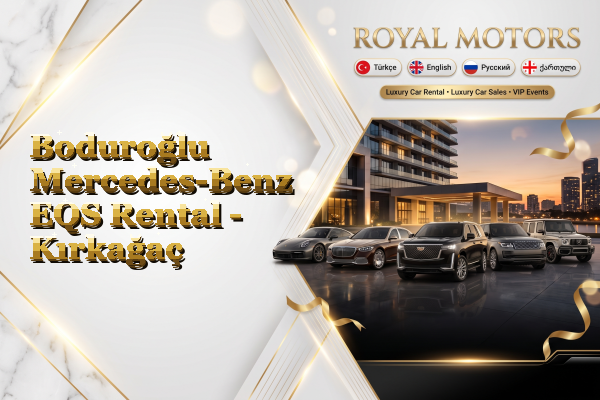 Boduroğlu Mercedes-Benz EQS Rental - Kırkağaç