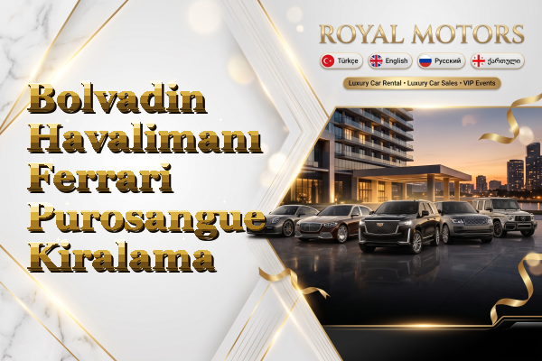 Bolvadin Havalimanı Ferrari Purosangue Kiralama