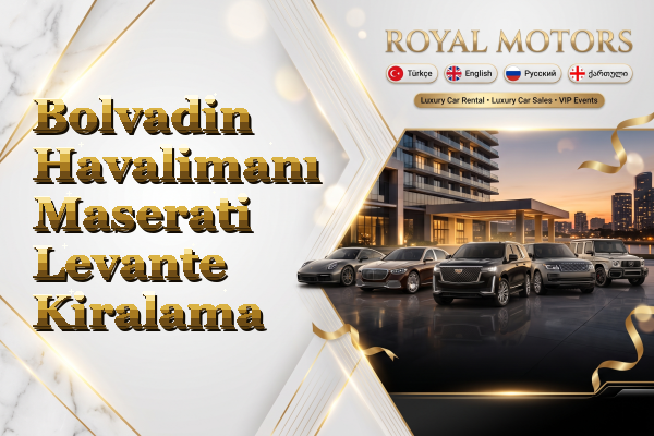 Bolvadin Havalimanı Maserati Levante Kiralama