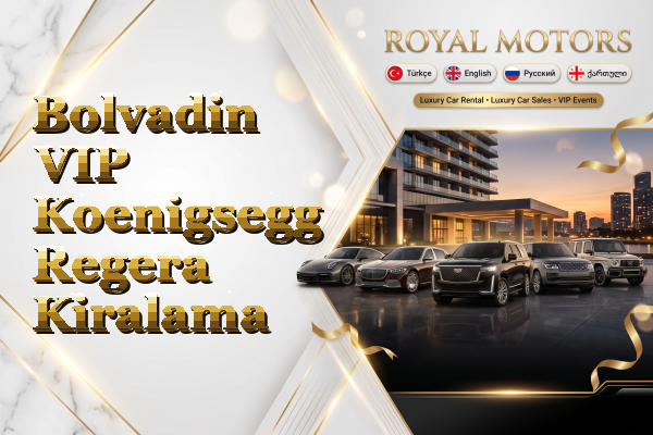 Bolvadin VIP Koenigsegg Regera Kiralama