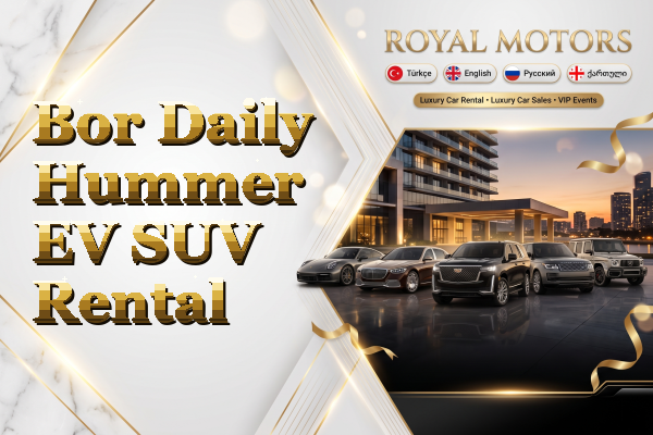 Bor Daily Hummer EV SUV Rental