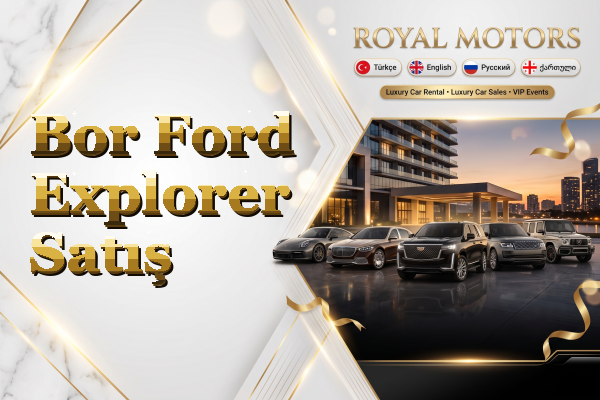 Bor Ford Explorer Satış