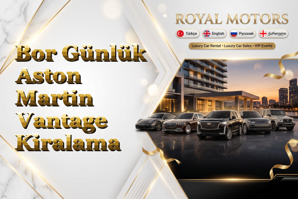 Bor Günlük Aston Martin Vantage Kiralama