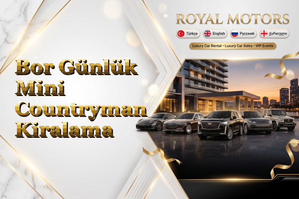 Bor Günlük Mini Countryman Kiralama