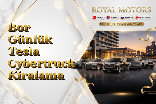 Bor Günlük Tesla Cybertruck Kiralama