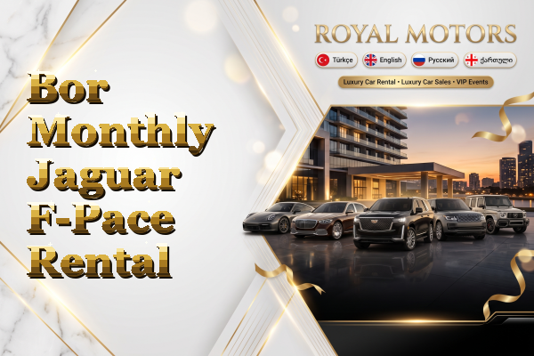 Bor Monthly Jaguar F-Pace Rental