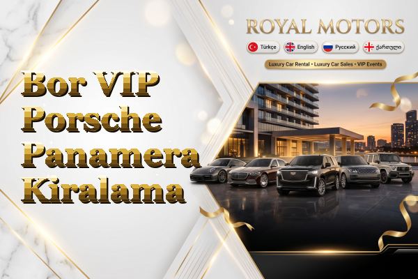 Bor VIP Porsche Panamera Kiralama