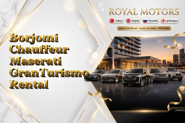 Borjomi Chauffeur Maserati GranTurismo Rental