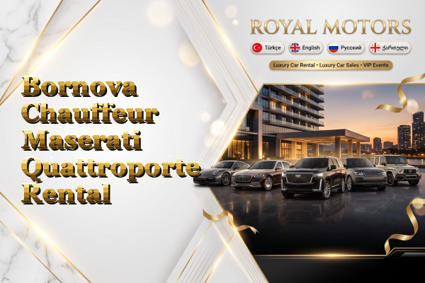 Bornova Chauffeur Maserati Quattroporte Rental