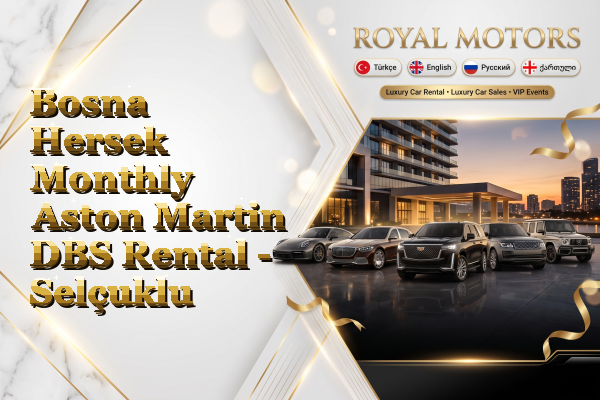 Bosna Hersek Monthly Aston Martin DBS Rental - Selçuklu