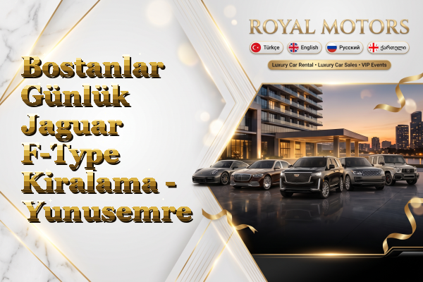 Bostanlar Günlük Jaguar F-Type Kiralama - Yunusemre
