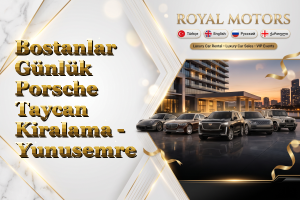 Bostanlar Günlük Porsche Taycan Kiralama - Yunusemre
