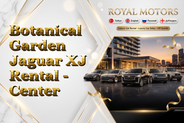 Botanical Garden Jaguar XJ Rental - Center