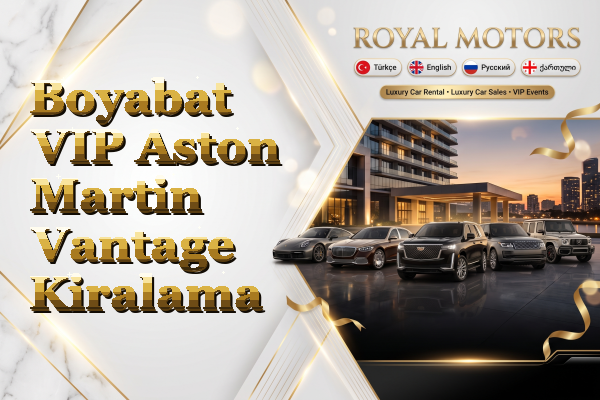Boyabat VIP Aston Martin Vantage Kiralama