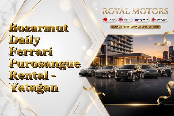 Bozarmut Daily Ferrari Purosangue Rental - Yatağan