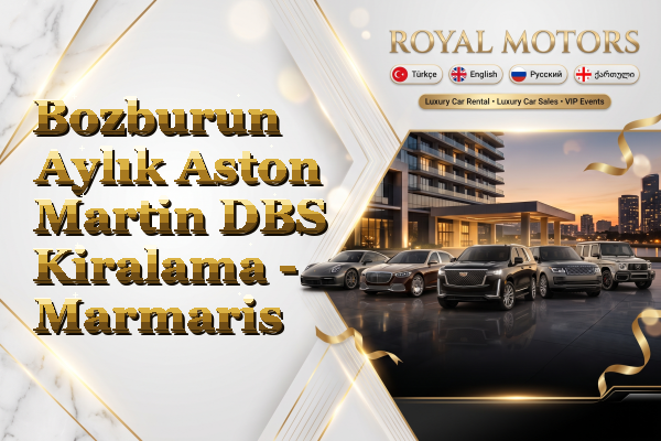 Bozburun Aylık Aston Martin DBS Kiralama - Marmaris