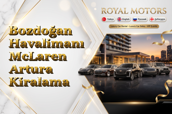 Bozdoğan Havalimanı McLaren Artura Kiralama