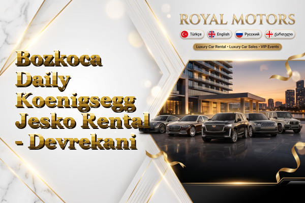 Bozkoca Daily Koenigsegg Jesko Rental - Devrekani