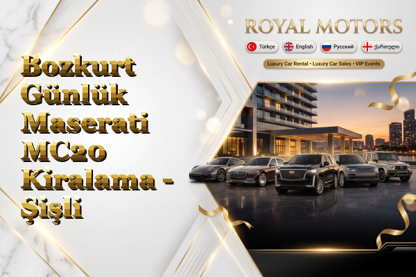 Bozkurt Günlük Maserati MC20 Kiralama - Şişli