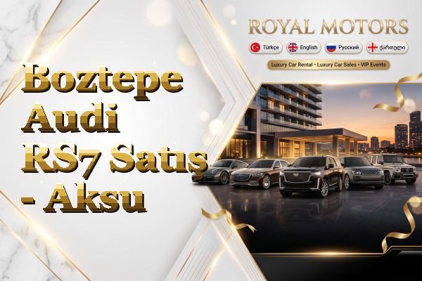 Boztepe Audi RS7 Satış - Aksu