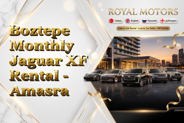 Boztepe Monthly Jaguar XF Rental - Amasra