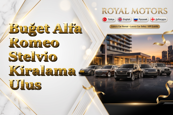 Buğet Alfa Romeo Stelvio Kiralama - Ulus