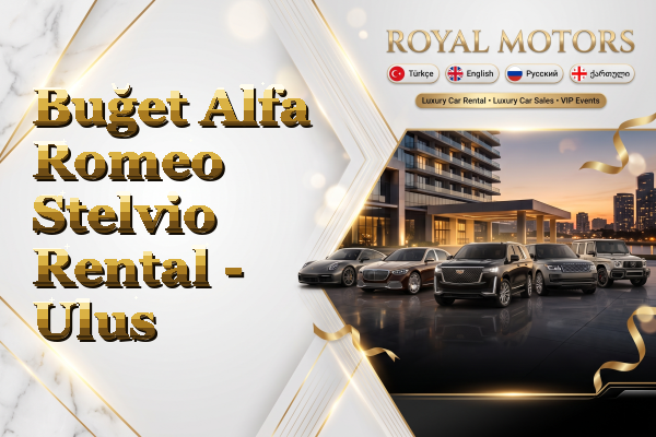 Buğet Alfa Romeo Stelvio Rental - Ulus