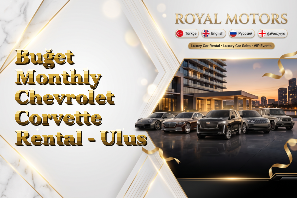 Buğet Monthly Chevrolet Corvette Rental - Ulus