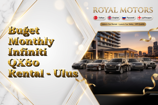 Buğet Monthly Infiniti QX80 Rental - Ulus