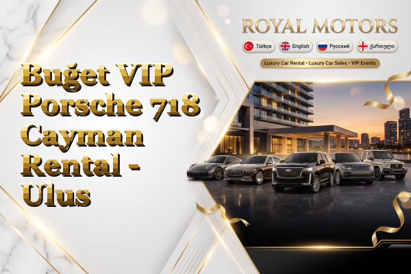 Buğet VIP Porsche 718 Cayman Rental - Ulus