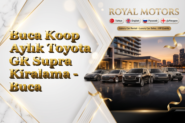 Buca Koop Aylık Toyota GR Supra Kiralama - Buca