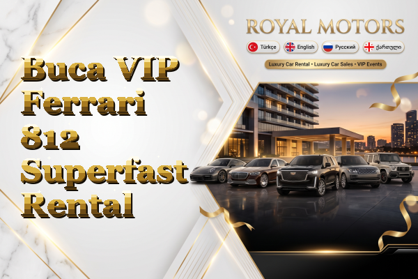 Buca VIP Ferrari 812 Superfast Rental
